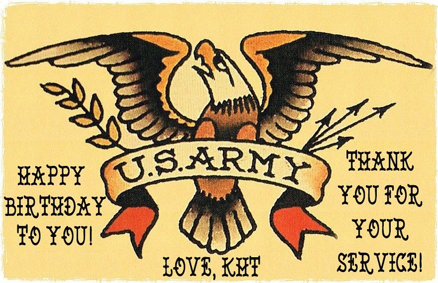 Happy 245th birthday to the US Army!?? Thanks for your services!